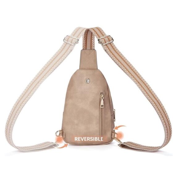 Leather Cross Body Sling Bag - Picture 3 of 5